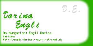 dorina engli business card